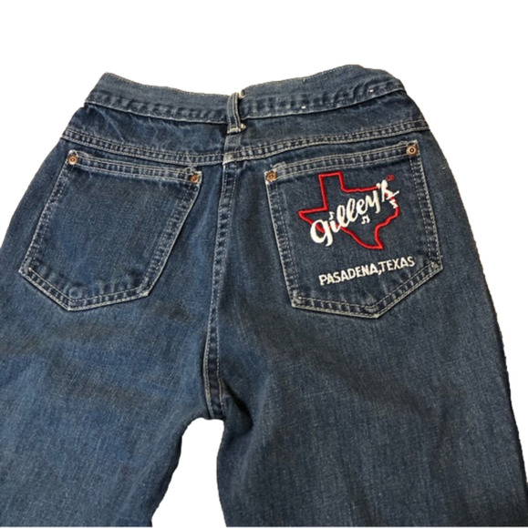 Denim - GILLEY’S western cowboy cowgirl jeans honky-tonk vintage 90s wide leg distressed